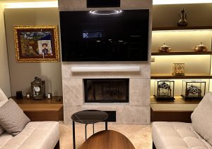 Ayvalık Ahşap Kaplama Salon Tasarımı