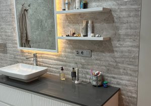 Komple Lake Banyo Dolabı