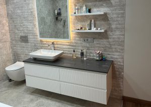 Komple Lake Banyo Dolabı