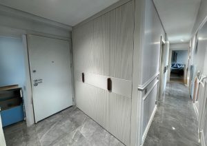 Küçükçekmece Balıksırtı Desenli Portmanto